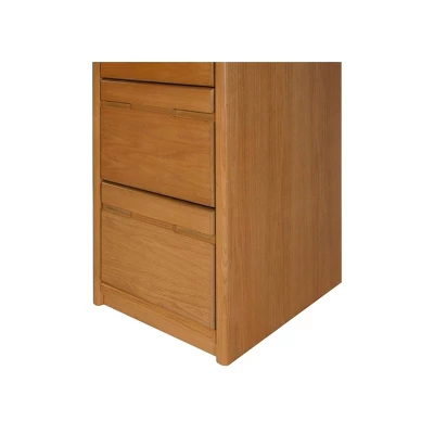 4 Drawer File Cabinet Brown - Martin Furniture - Image 4