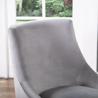 Beverly Velvet Dining Chair Gray - Abbyson Living - Image 3