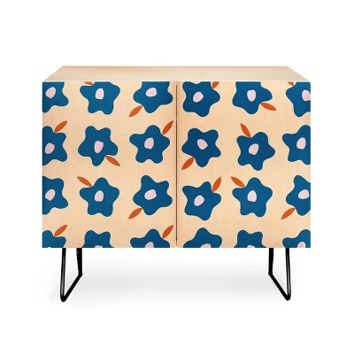 Maritza Lisa Wonky Spring Flowers Credenza - Deny Designs - Image 3