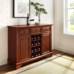 Lafayette Sideboard Cabinet With Wine Storage - Crosley