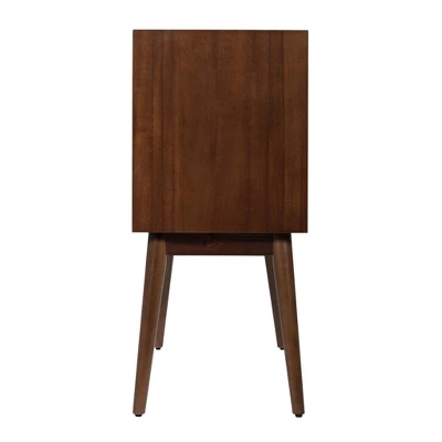Calvin Mid-Century Modern Cabinet Walnut Brown - Adore Decor - Image 4