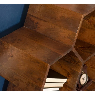 34" Miora Bookshelf Brown - Powell Company - Image 7