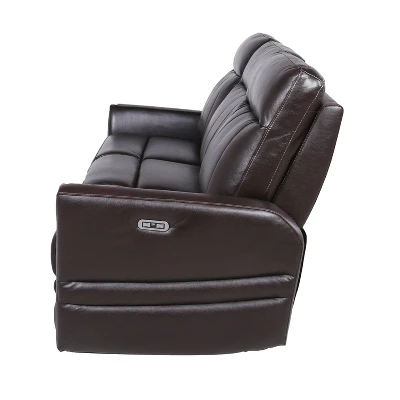 Coachella Power Recliner Sofa Brown - Steve Silver Co. - Image 8
