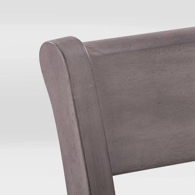 7pc New York Counter Height Wood Dining Set Washed Gray - CorLiving - Image 7