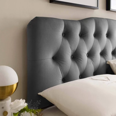 Annabel King Diamond Tufted Performance Velvet Headboard - Modway - Image 3