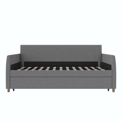 Twin Daphne Upholstered Daybed With Roll Out Trundle - Mr. Kate - Image 15