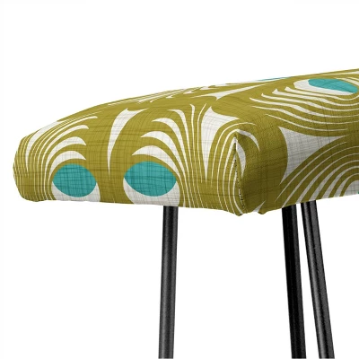 Heather Dutton Oculus Olive Green Bench - Deny Designs - Image 2