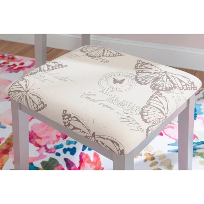 Butterfly Vanity And Stool - Linon - Image 13