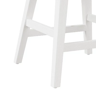 Clarion Wood And Upholstered Counter Height Swivel Stool Sea White - Hillsdale Furniture - Image 8