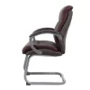Double Plush Executive Guest Chair Bomber Brown - Boss Office Products