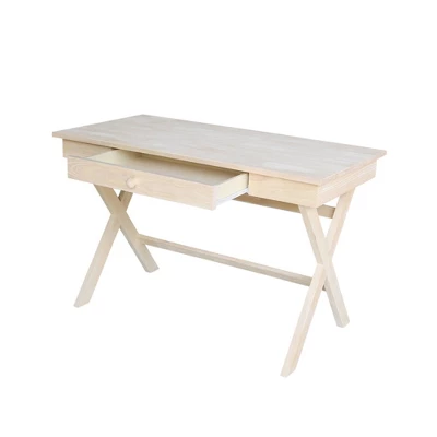 Cross Leg Desk Unfinished - International Concepts - Image 7