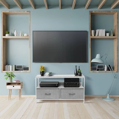 Sorbus TV Stand Dresser For Bedroom Home Gray - Image 2