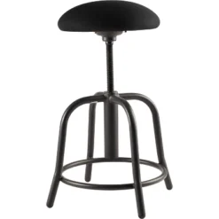 18"-25" Height Adjustable Designer Stool With Padded Seat And Frame - Hampden Furnishings
