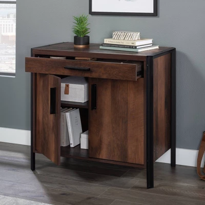 Briarbrook 2 Door Office Credenza Barrel Oak - Sauder - Image 2