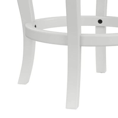 25" Ellendale Wood Counter Height Barstool White - Hillsdale Furniture - Image 8