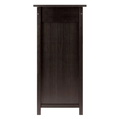 Yukon Wine Cabinet Wood/Espresso - Winsome - Image 9