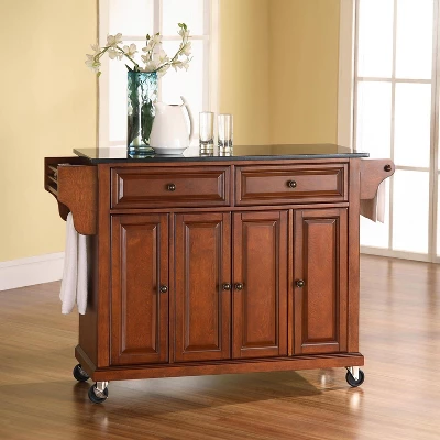 Full Size Granite Top Kitchen Cart - Crosley
