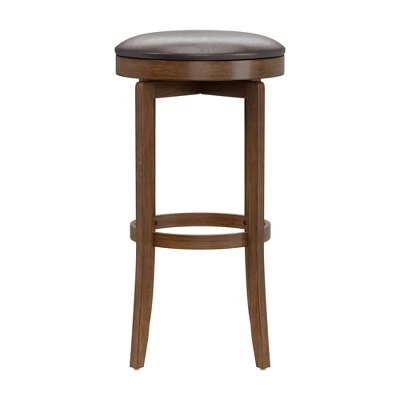 31" Brendan Backless Hardwood Counter Height Barstool Brown/Cherry - Hillsdale Furniture - Image 3