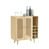 Loft & Luv Coda Bar Cabinet Natural - Atlantic