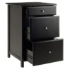 Delta File Cabinet - Black - Winsome