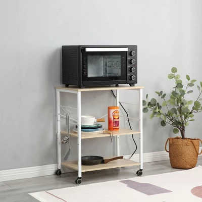 Somdot Baker's Rack Kitchen Utility Storage Microwave Stand - Image 2