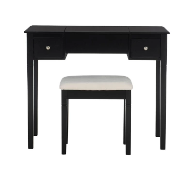 Camden Vanity Set Black Cherry - Linon - Image 3