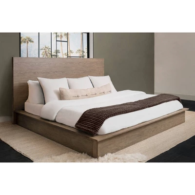 4pc Resto Bedroom Set Weathered Gray - Abbyson Living - Image 4