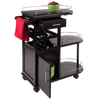 Jimmy Entertainment Cart Dark Espresso - Winsome - Image 8
